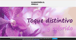 Desktop Screenshot of floristeriaelpinillo.com