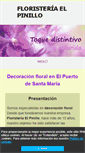 Mobile Screenshot of floristeriaelpinillo.com
